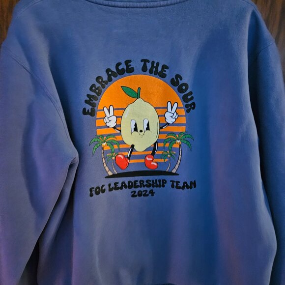 Lululemon Graphic Crew Sweat shirt Sz M - Picture 5 of 8